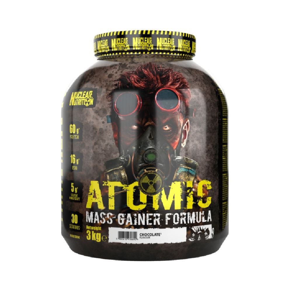 Gainer | Atomic Mass Gainer, pudra, 3kg, Nuclear Nutrition, Mix pentru crestere masa 0