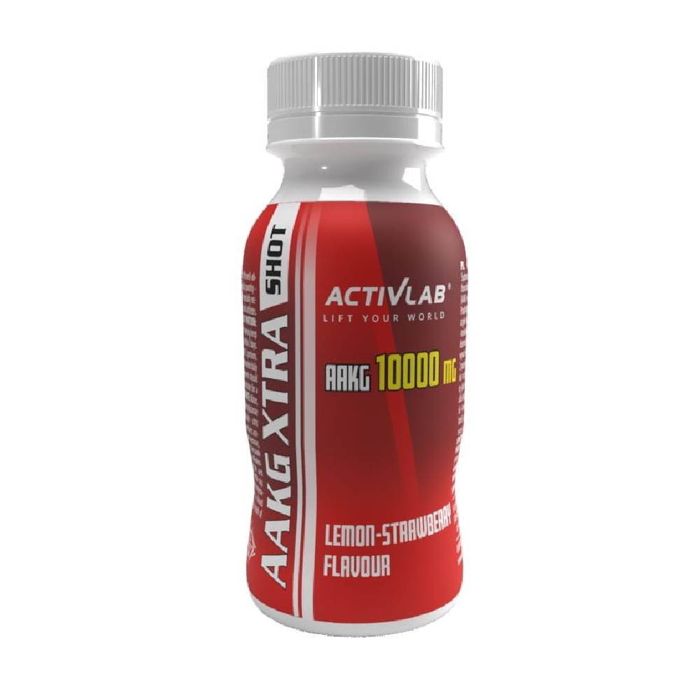 Black Friday - Reduceri AAKG Arginina 10 000mg Shot, 100ml, Activlab, Oxid nitric Lemon - Strawberry Promotie 1