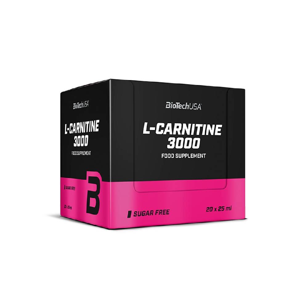 Black Friday - Reduceri L - carnitina 3000mg, 25ml, lichid, Biotech USA, Supliment slabire Orange Promotie 2