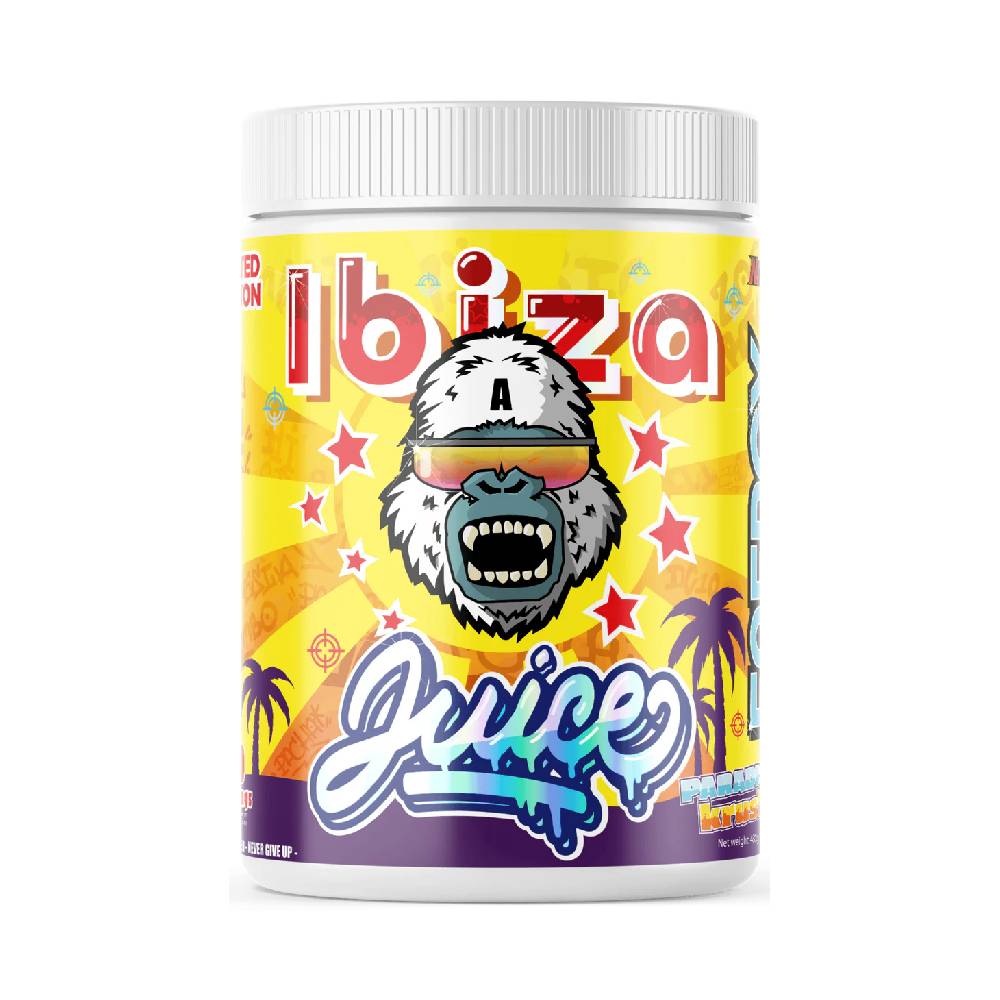 Black Friday - Reduceri Ibiza juice Remix, pudra, 480g, Gorilla Alpha, Supliment alimentar pre - workout Ibiza juice Promotie 2