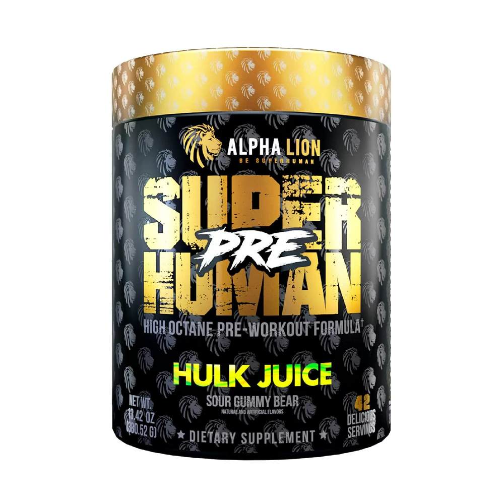 Pre-workout | Super Human Pre, pudra, 342g, Alpha Lion, Pre-workout cu cofeina 0