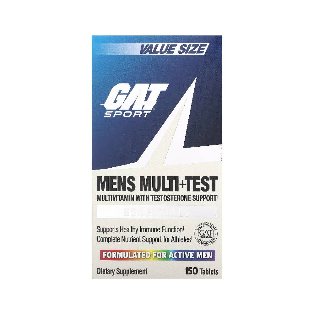 Stimulente hormonale | Men's Multi + Test 150 tablete, Gat Sport, Multivitamine pentru barbati 1