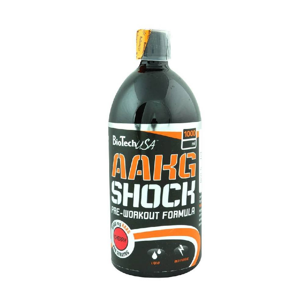 Black Friday - Reduceri A AKG Arginina Shock, 1000ml, lichid, Biotech USA, Oxid nitric Cherry Promotie 2