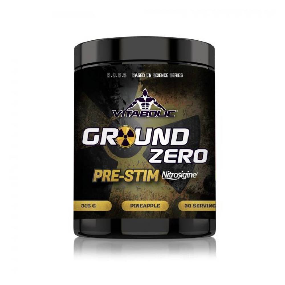 Pre-workout | Ground Zero Pre-stim Nitrosigine, pudra, 315g, Vitabolic, Supliment alimentar pre-workout 0