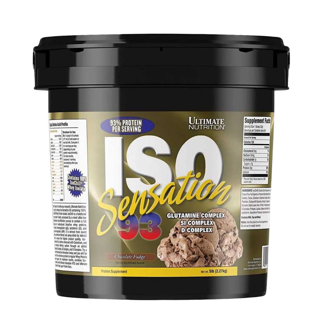 Slabire & Ardere grasimi | Iso Sensation 93 2.27kg, Ultimate Nutrition, Izolat proteic din zer, Puritate ridicata 0