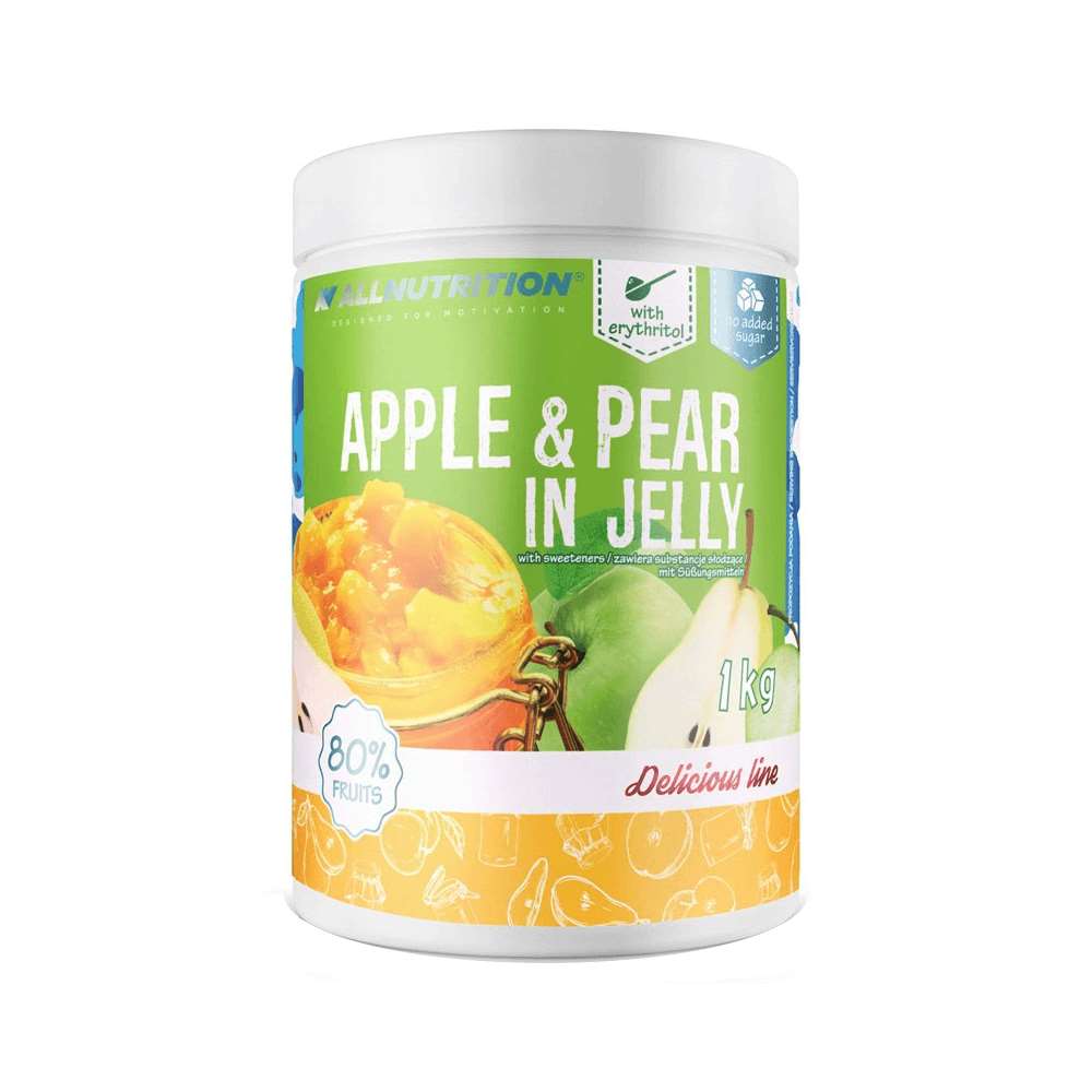 Black Friday - Reduceri Gem fara zahar Apple & Pear in Jelly, 1kg, Allnutrition, Indulcit cu eritritol Promotie 1