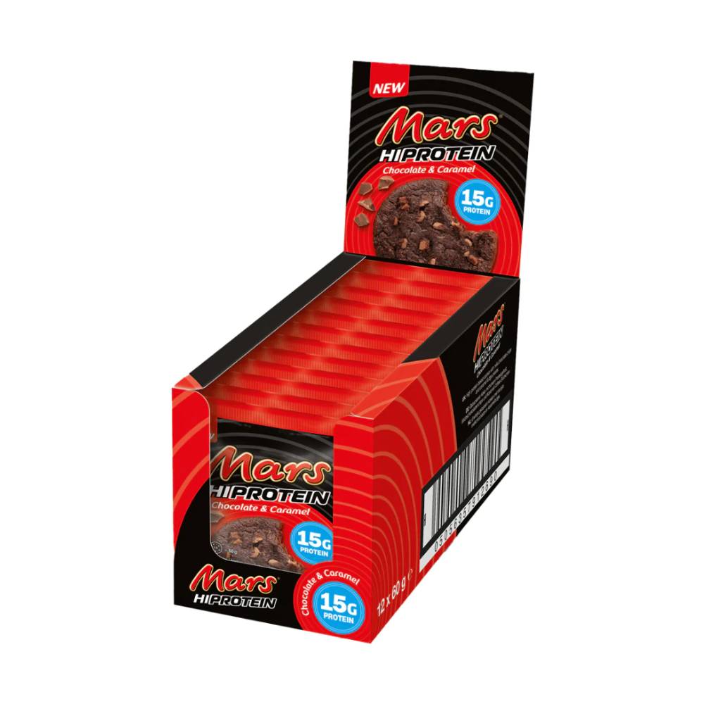 Black Friday - Reduceri Mars High Protein Cookie 60g, Mars Protein, Prajitura proteica Chocolate Caramel Promotie 2