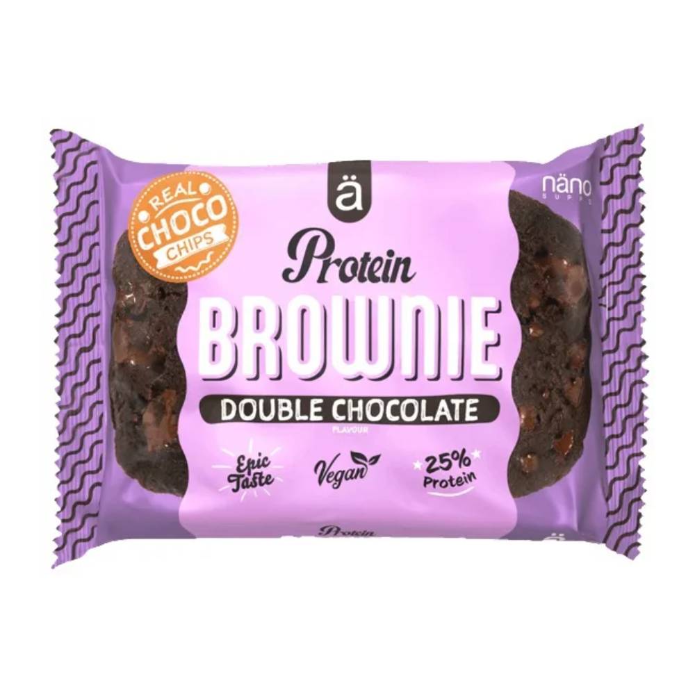 Black Friday - Reduceri Protein Brownie 60g, NanoSupps, Prajitura proteica Double Chocolate Promotie 1