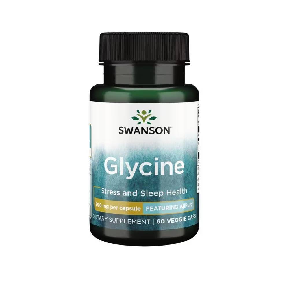 Black Friday - Reduceri Glycine featuring AJIPURE 500mg, Swanson, 60 VCaps, Glicina Promotie 1