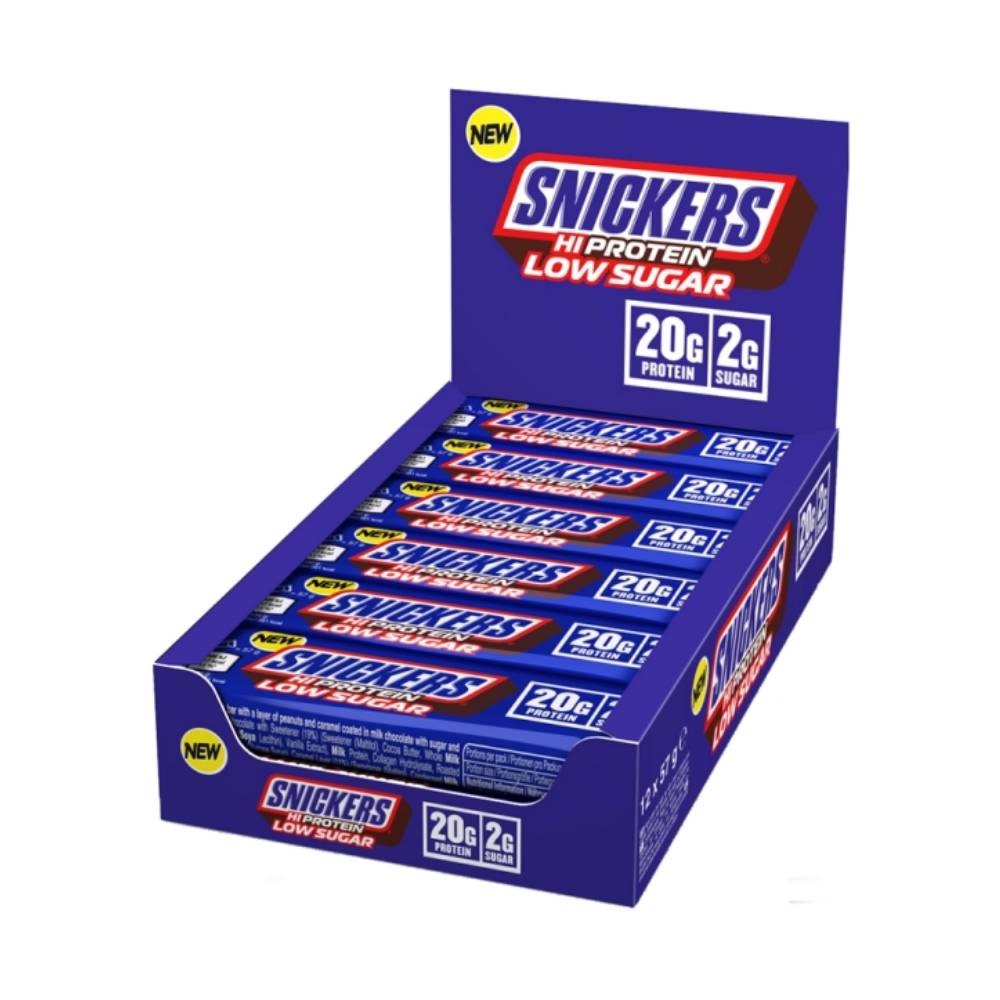 Black Friday - Reduceri Snickers Hi Protein Low Sugar, 57g, Mars, Baton proteic Milk Chocolate Promotie 1