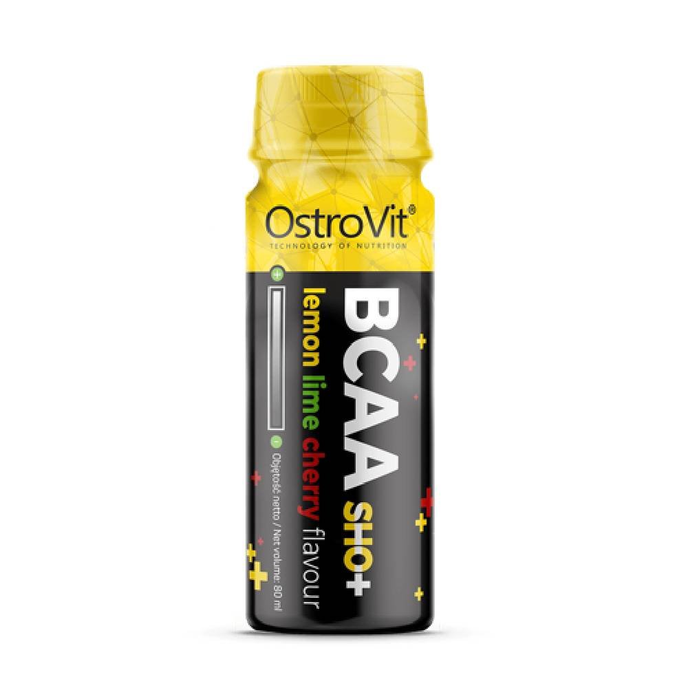 Black Friday - Reduceri BCAA Shot, 80ml, Ostrovit, Aminoacizi cu catena ramificata Lemon lime cherry Promotie 1