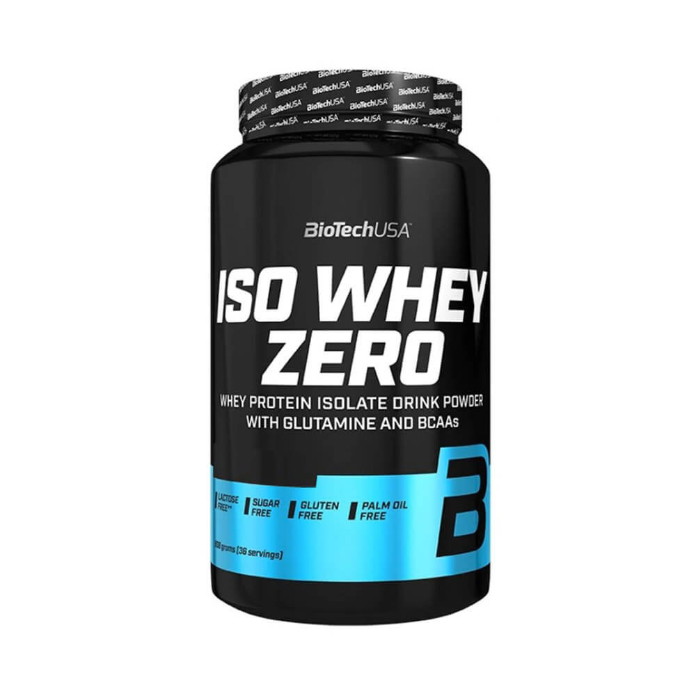 Black Friday - Reduceri Iso Whey Zero 900g, pudra, Biotech USA, Izolat proteic din zer Chocolate Promotie 1