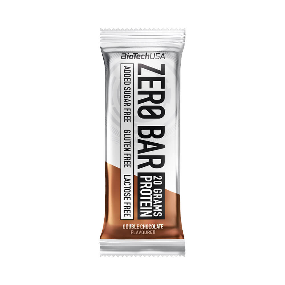 Black Friday - Reduceri Baton proteic Zero Bar, 50g, BiotechUSA, Indulcit cu stevia si sucraloza Capuccino Promotie 1