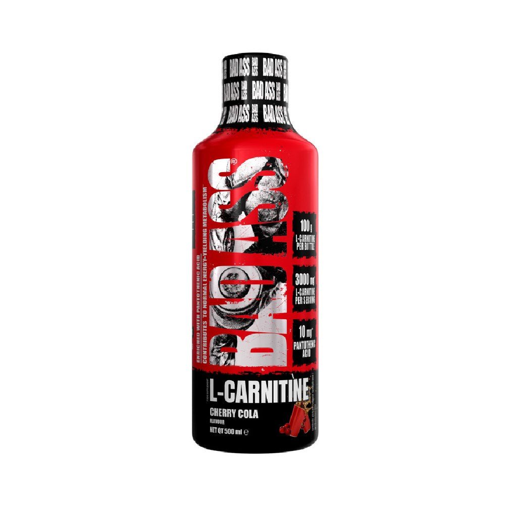 Black Friday - Reduceri L - carnitina 3000, 500ml, Bad Ass, Supliment scadere in greutate Cherry Cola Promotie 1