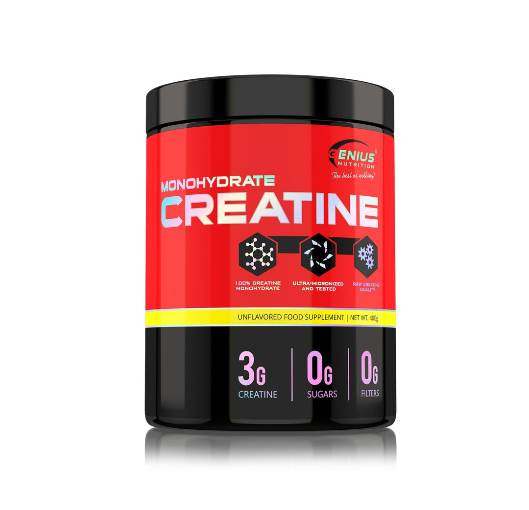 Creatina | Creatine Monohydrate, pudra, 400g, Genius Nutrition, Supliment alimentar 0