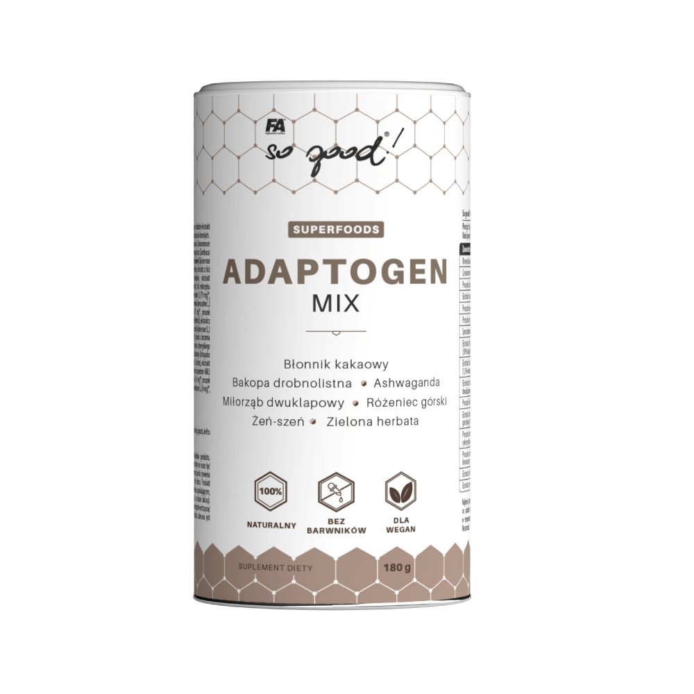 Black Friday - Reduceri Adaptogen Mix 180g, pudra, Fitness Authority, Supliment alimentar antistres Promotie 1