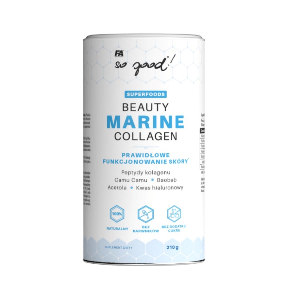 Black Friday - Reduceri Beauty Marine Collagen 210g, pudra, Fitness Authority, Supliment alimentar pe baza de colagen Promotie 1