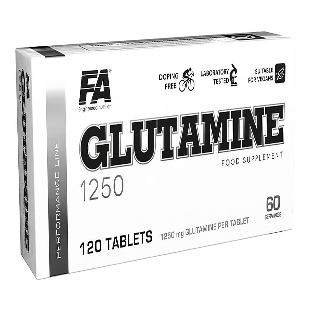 Aminoacizi | Glutamina 1250, 120 capsule, Fitness Authority, Supliment pentru refacere 0