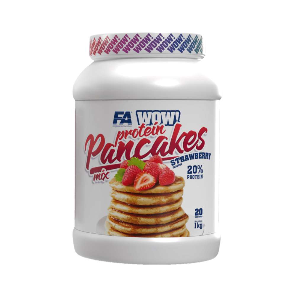 Black Friday - Reduceri Clatite proteice Protein Pancakes, pudra, 1kg, Fitness Authority, Bogat in fibre Brownie Promotie 1