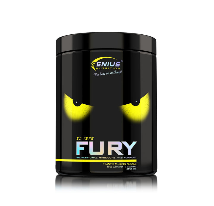 Pre-workout | FURY EXTREME, pudra, 400g, Genius Nutrition, Pre-workout cu cofeina 0