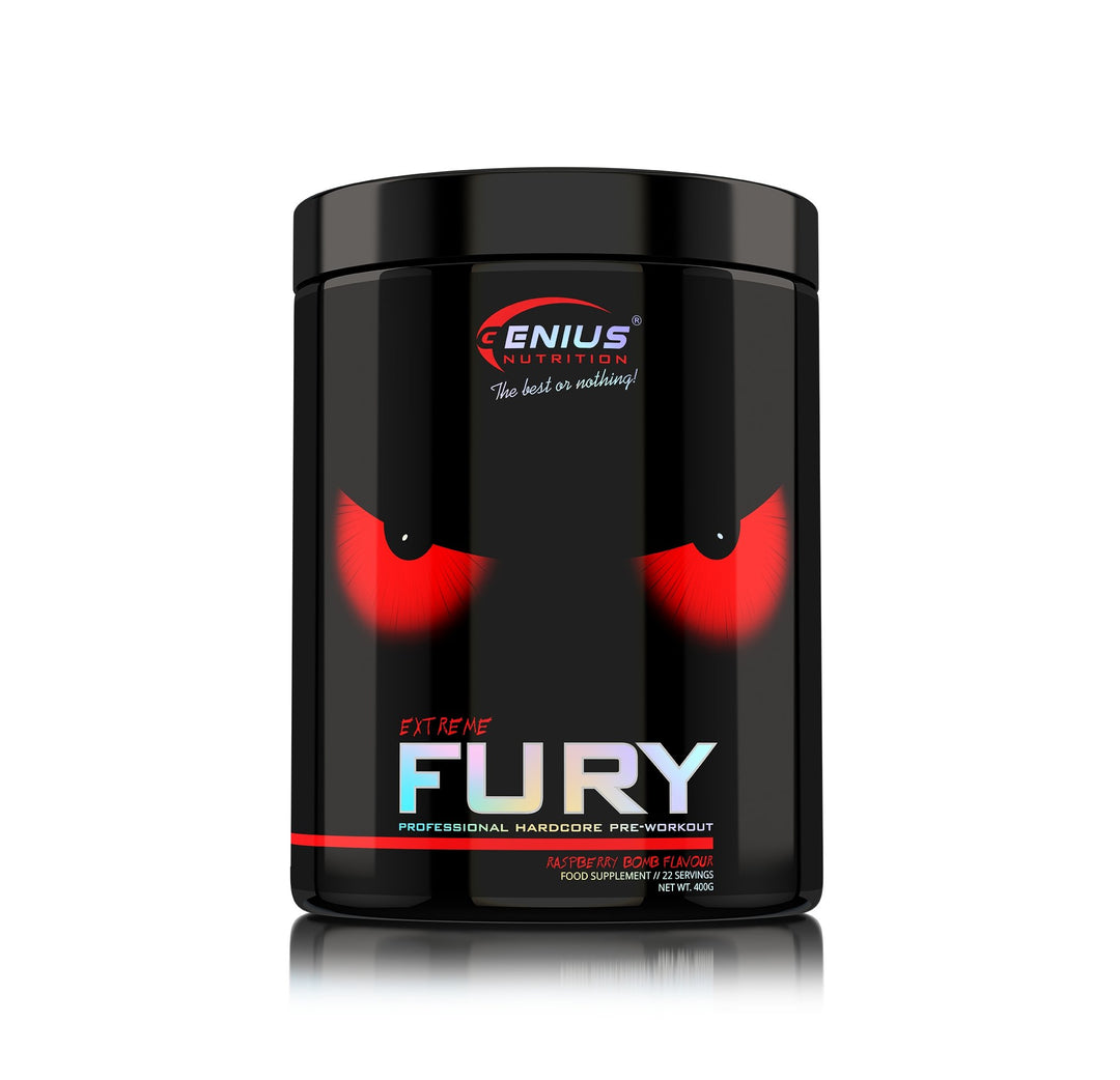 Pre-workout | FURY EXTREME, pudra, 400g, Genius Nutrition, Pre-workout cu cofeina 4