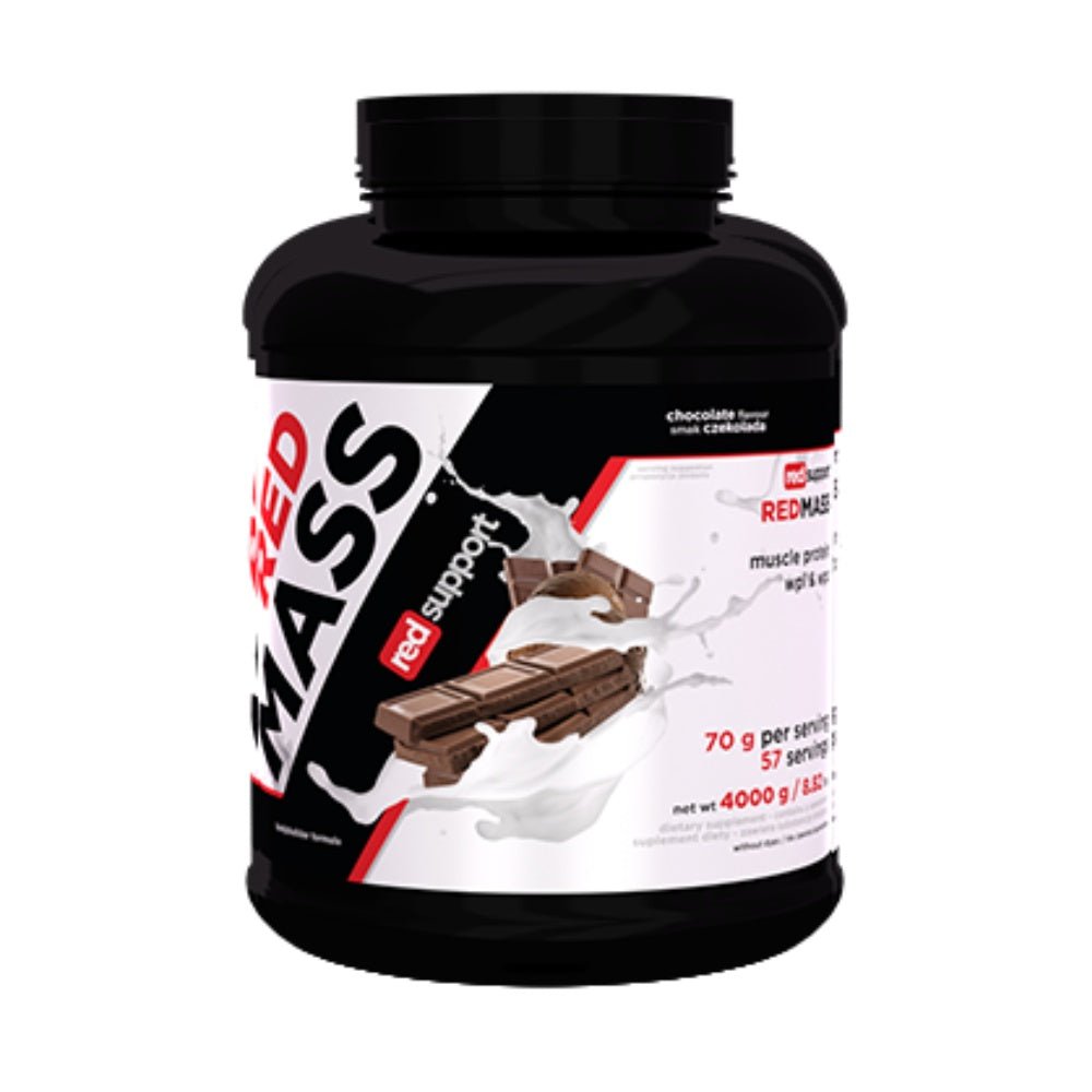 Black Friday - Reduceri Red Mass, pudra, 2kg, Red Support, Gainer pentru crestere masa Chocolate Promotie 1