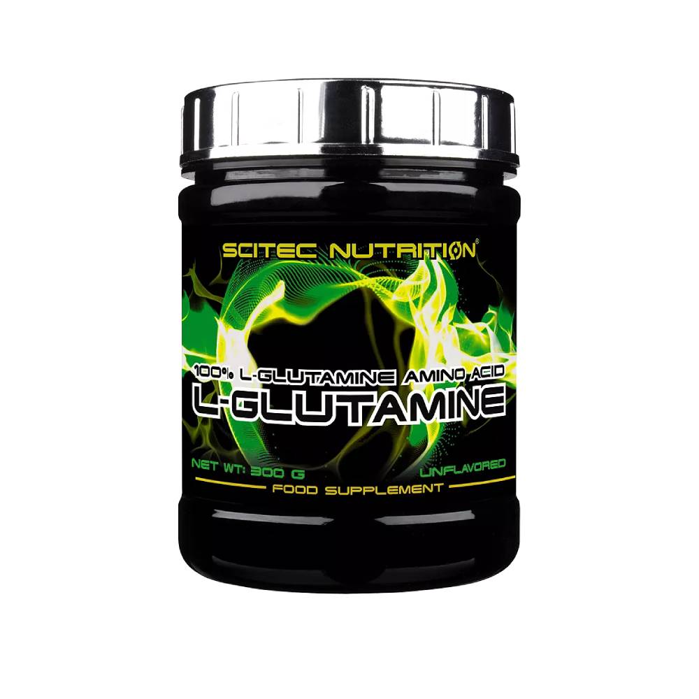 Glutamina | L-glutamina, pudra, 300g, Scitec Nutrition, Aminoacizi pentru refacere 0