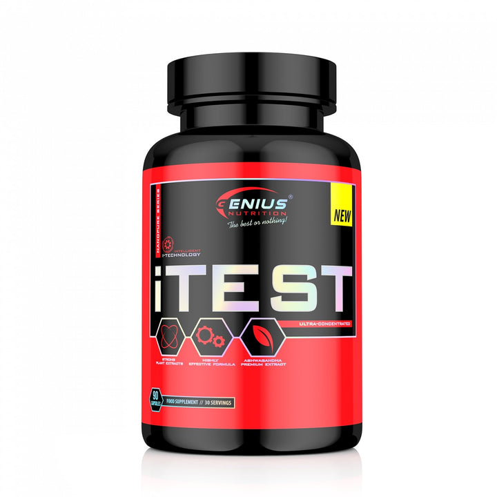 Stimulente hormonale | iTEST 90caps/30 serv, Genius Nutrition, Stimulator testosteron 0