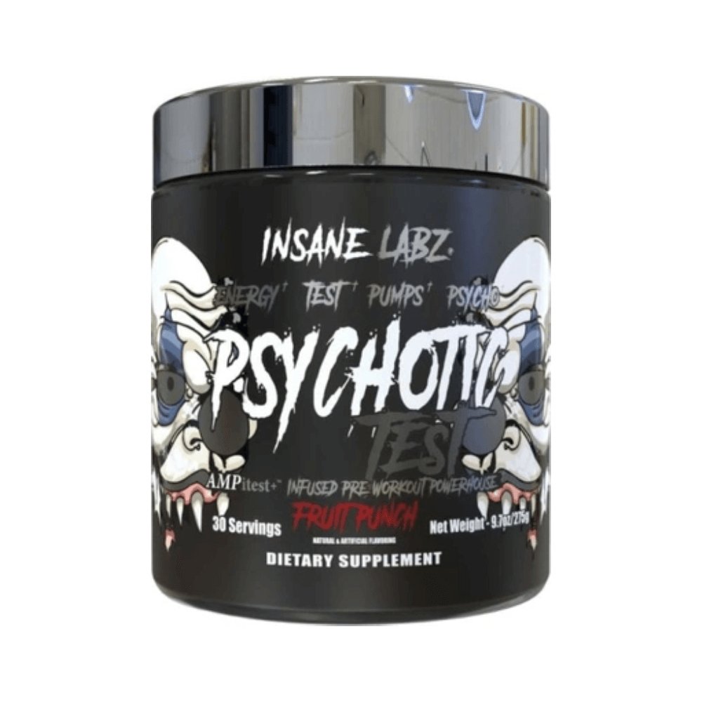 Pre-workout | Psychotic Test, pudra, 275g, Insane Labz, Supliment alimentar pre-workout cu cofeina 0