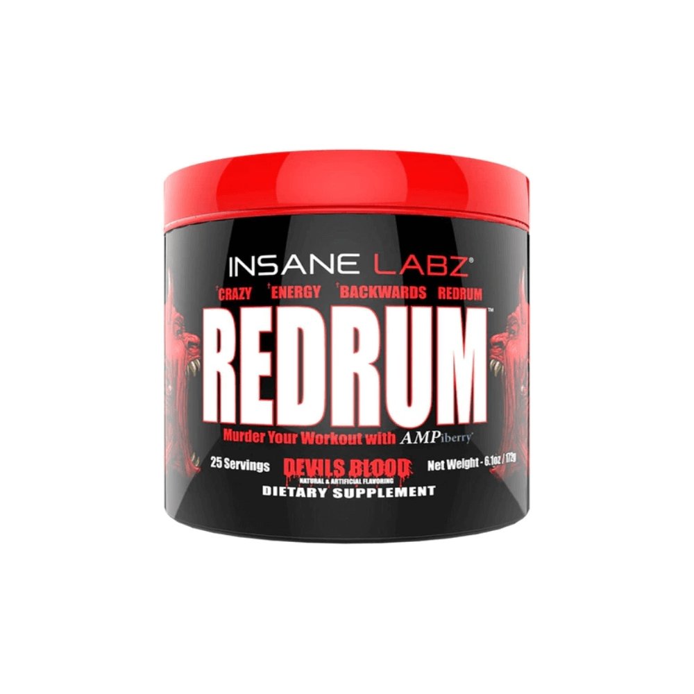 Black Friday - Reduceri Redrum, pudra, 172g, Insane Labz, Supliment alimentar pre - workout cu cofeina Murder in a bottle Promotie 1