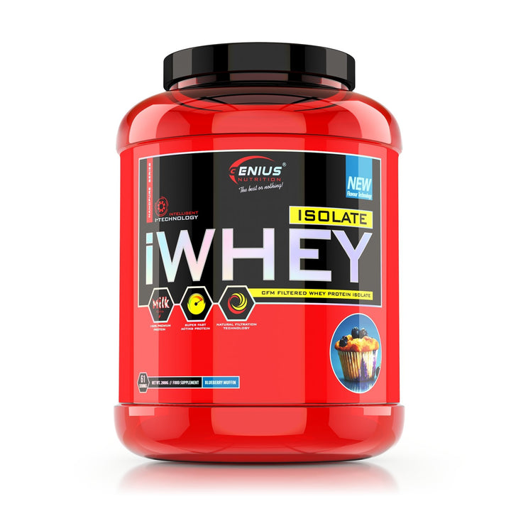 Proteine | iWHEY® ISOLATE 2000g, pudra, Genius Nutrition, Proteina din zer izolat 0