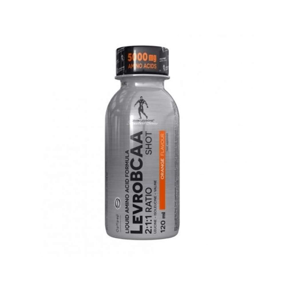 Black Friday - Reduceri Levro BCAA 2:1:1 Shot pe baza de aminoacizi cu catena ramificata, 120ml, Kevin Levrone Orange Promotie 1