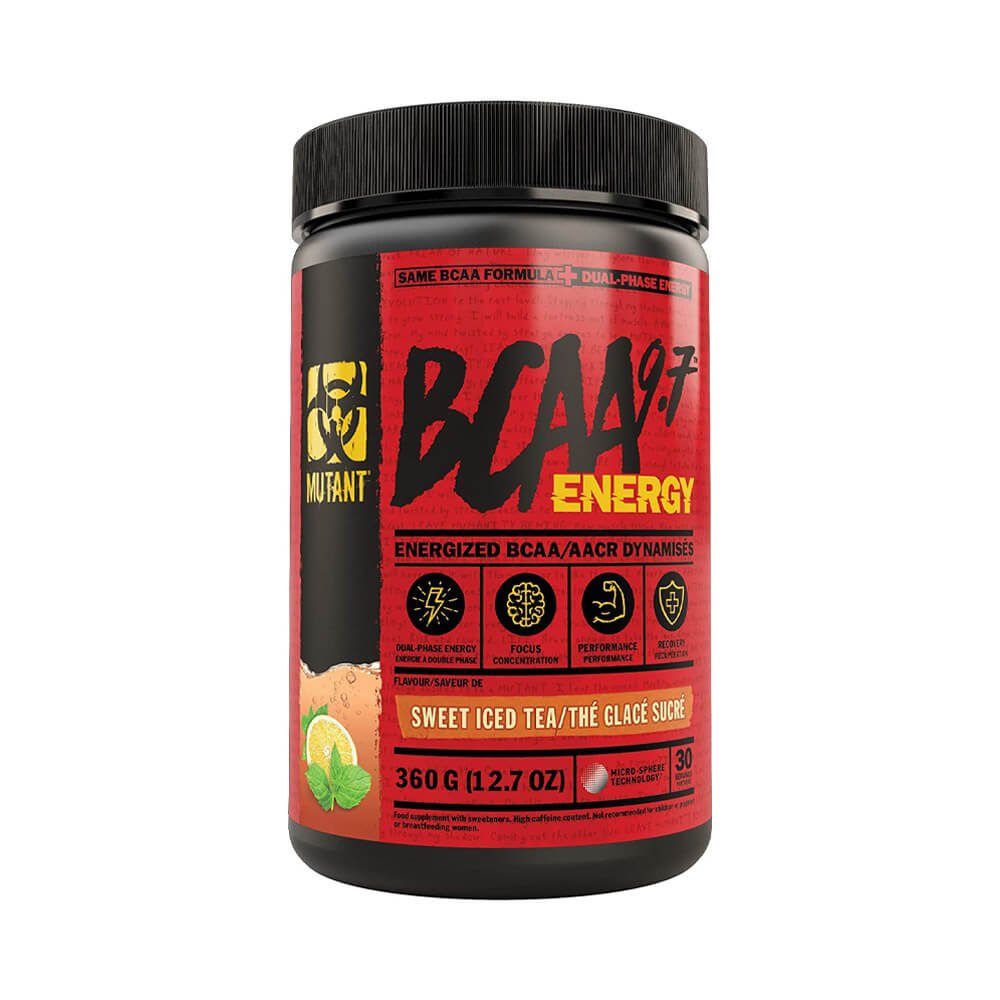 Black Friday - Reduceri BCAA 9,7 Energy 360g, pudra, Mutant, Aminoacizi cu catena ramificata cu cofeina Georgia Peach Promotie 1