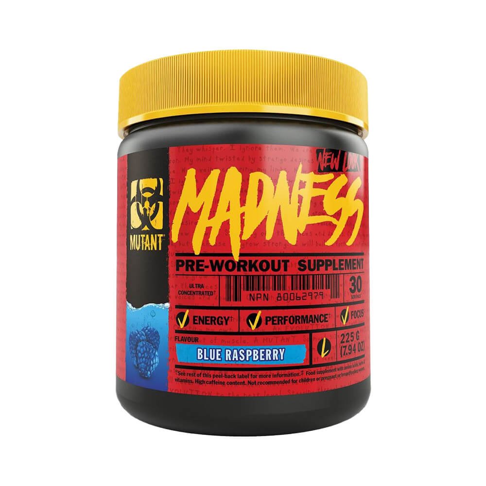 Black Friday - Reduceri Madness, pudra, 225g, Mutant, Supliment alimentar pre - workout cu cofeina Fruit Punch Promotie 1