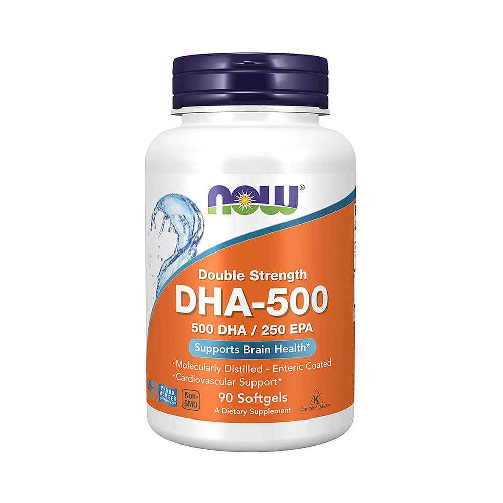 Black Friday - Reduceri DHA 500mg, 90 capsule moi, Now Foods, Acizi grasi Omega Promotie 1