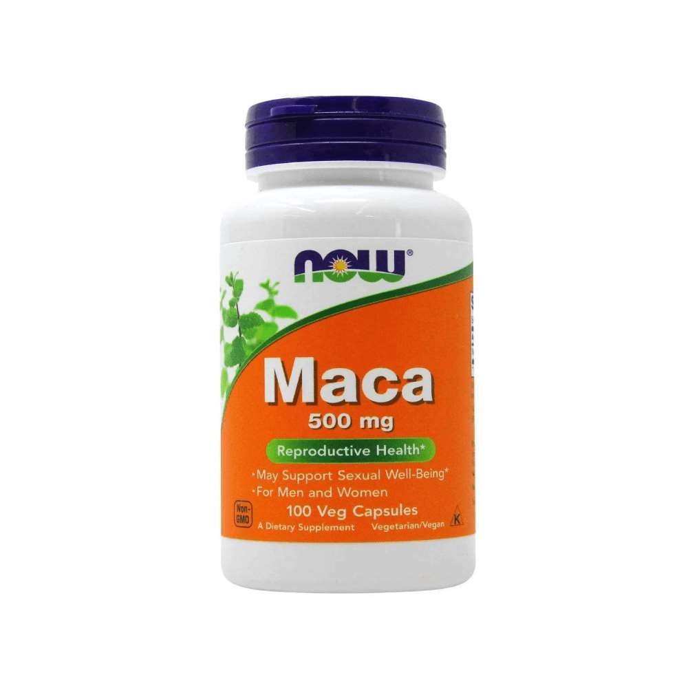 Black Friday - Reduceri Maca 500mg, 100 capsule, Now Foods, Supliment stimulare hormonala Promotie 1