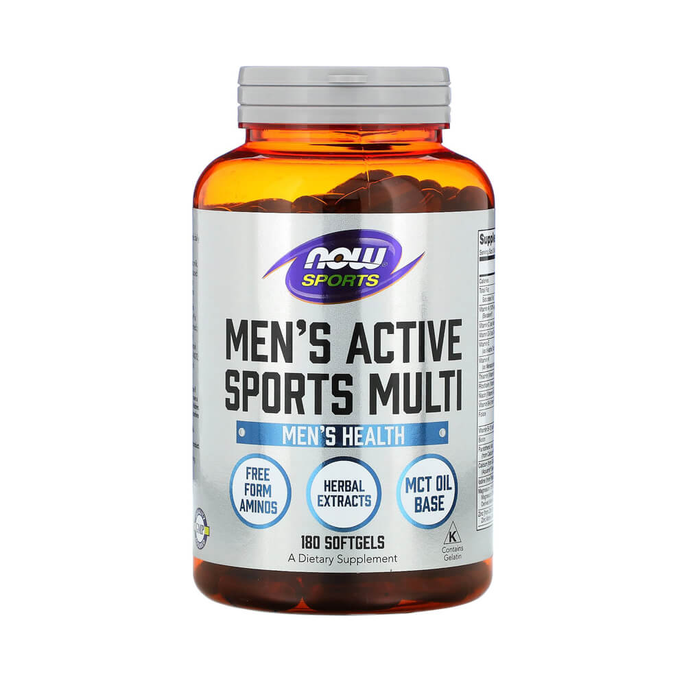 Black Friday - Reduceri Men's Active Sports Multi 180 capsule, Now Foods, Complex de vitamine si minerale pentru barbati Promotie 1