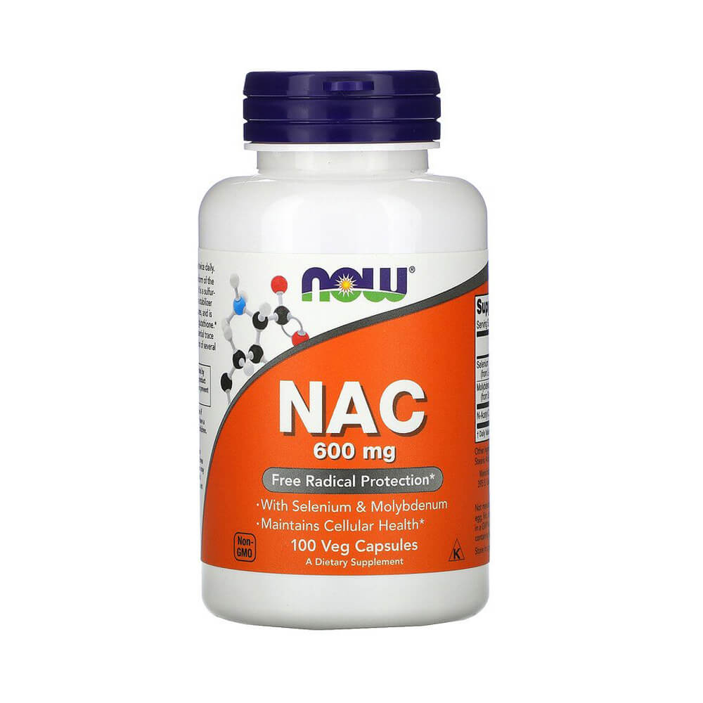 Black Friday - Reduceri N - Acetil Cisteina (NAC) 600mg, 100 capsule, Now Foods, Supliment antioxidanti sportivi Promotie 1