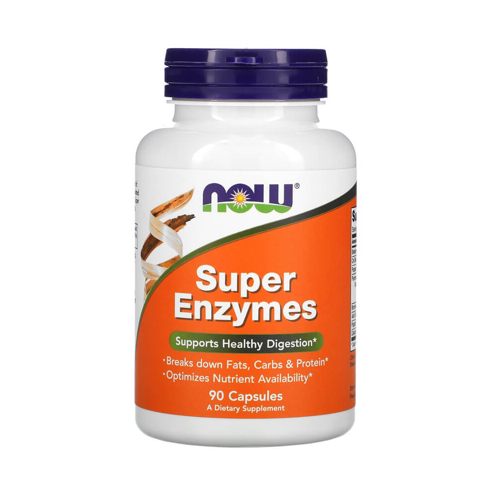 Digestie | Super Enzime 90 capsule, Now Foods, Supliment alimentar pentru digestie 0