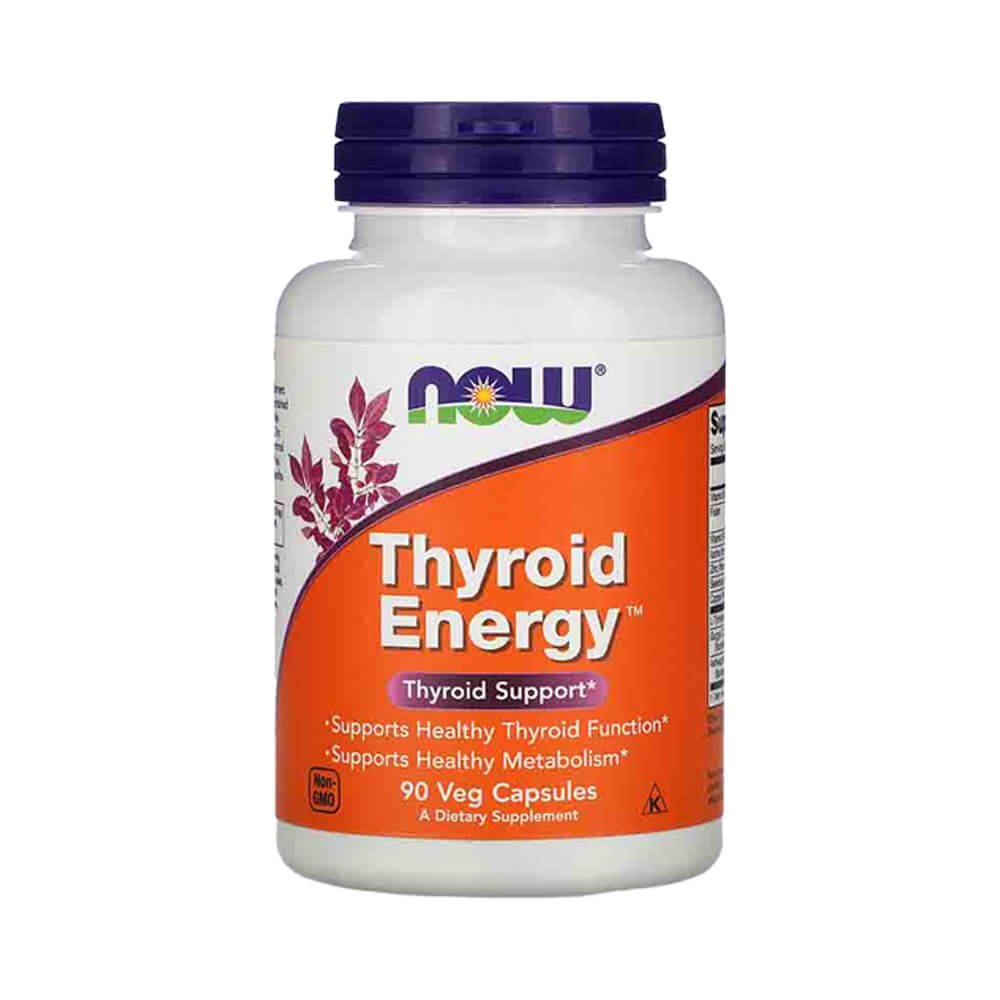 Black Friday - Reduceri Thyroid Energy 90 capsule, Now Foods, Supliment alimentar pentru glanda tiroida Promotie 1