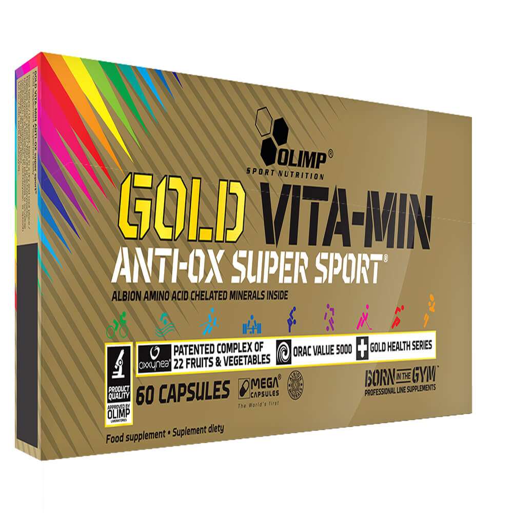 Black Friday - Reduceri Gold Vita - Min Anti - Ox Super Sport 60 capsule, Olimp Sport Nutrition, Supliment antioxidanti sportivi Promotie 1