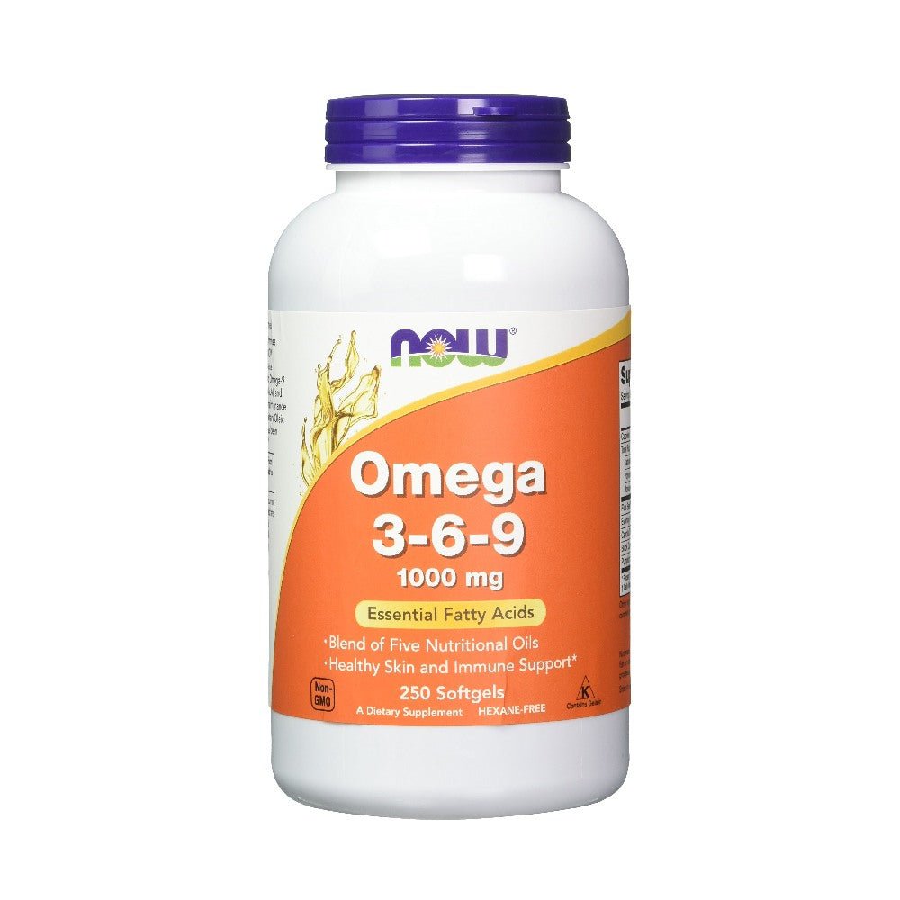 Black Friday - Reduceri Omega 3 - 6 - 9 1000mg, 250 capsule, Now Foods, Supliment alimentar pentru sanatate Promotie 1