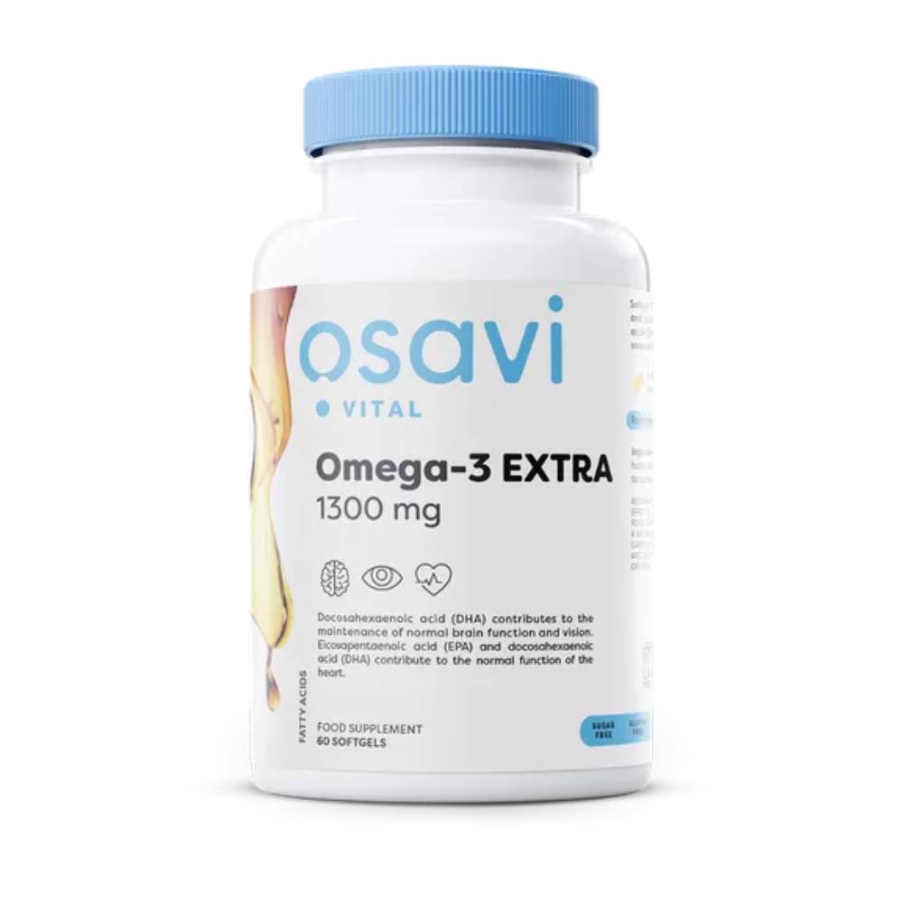 Black Friday - Reduceri Omega 3 Extra 1300 mg, 60 capsule moi, Osavi, Ulei de peste Lemon Promotie 1