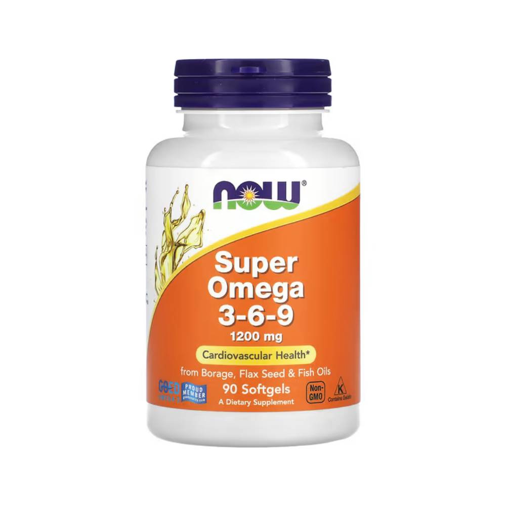 Black Friday - Reduceri Super Omega 3 - 6 - 9, 90 capsule, Now Foods, Acizi grasi din ulei de peste Promotie 1