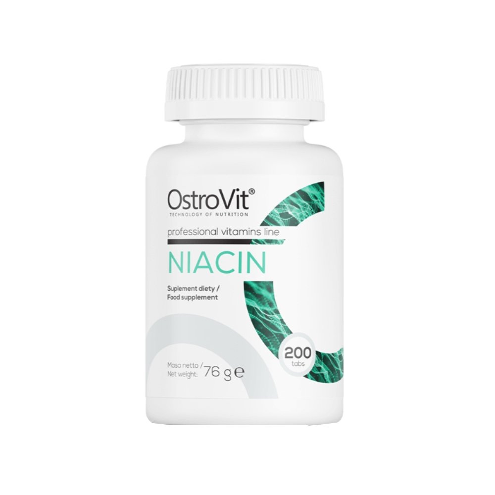 Vitamine si minerale | Niacina 16mg, 200 tablete, Ostrovit, Supliment alimentar pentru sanatate 0