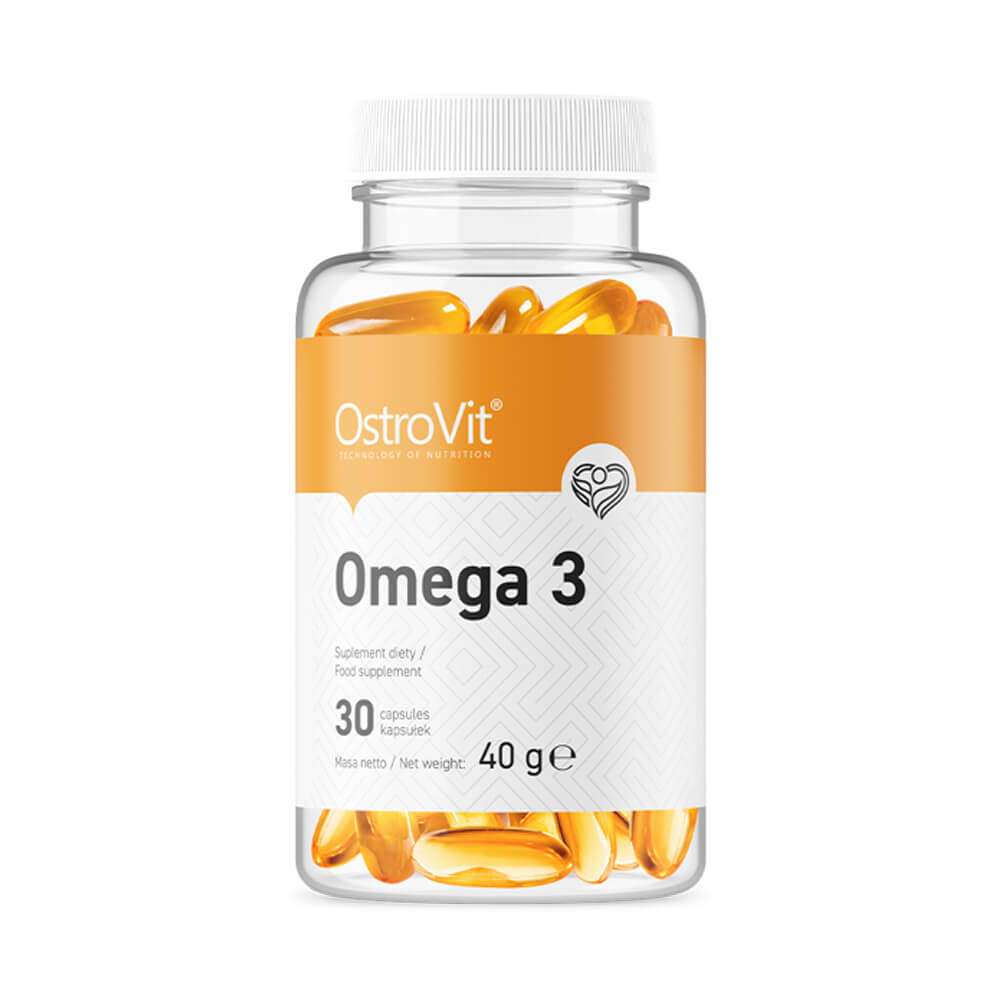 Black Friday - Reduceri Omega 3 1000mg, 30 capsule moi, Ostrovit, Acizi grasi din ulei de peste Promotie 1