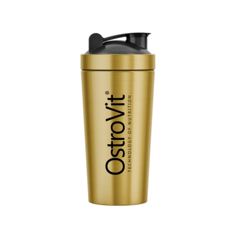 Black Friday - Reduceri Shaker Metalic 750ml, Ostrovit, Accesoriu fitness Gold Promotie 1