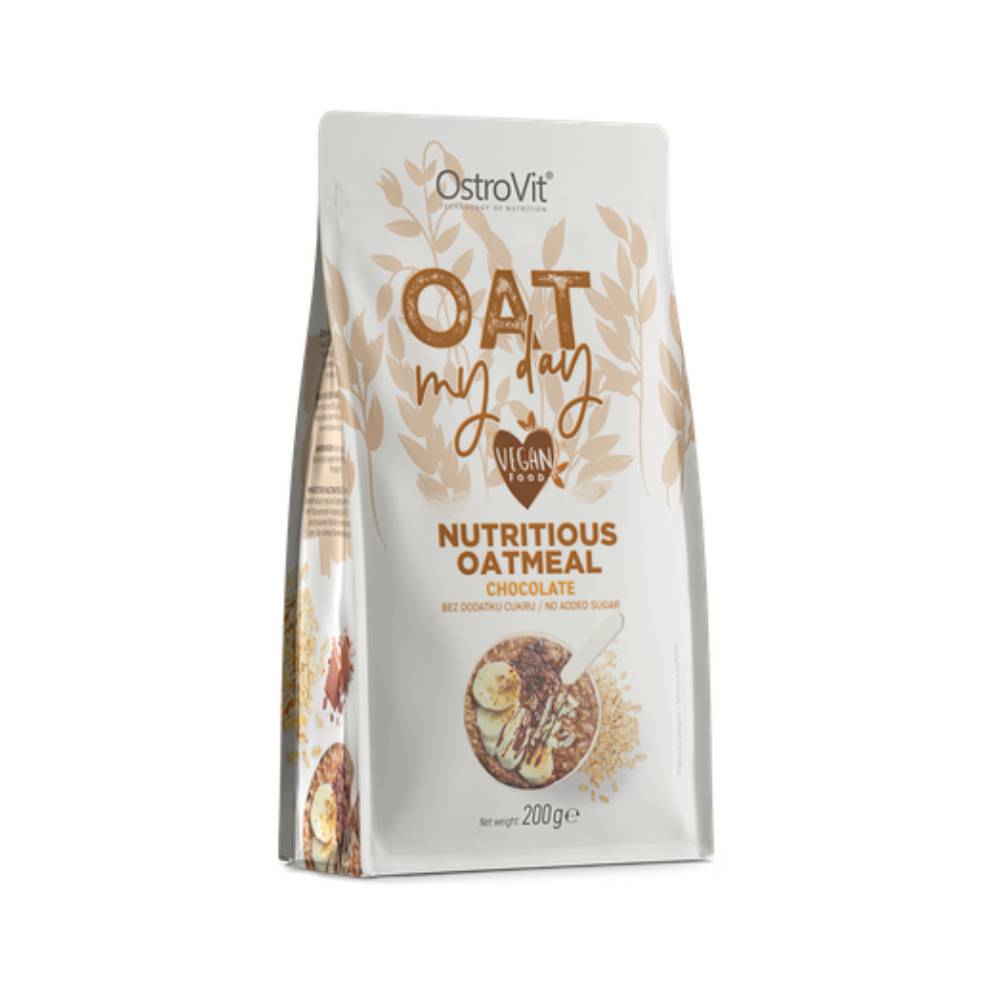 Black Friday - Reduceri Oat My Day, 200g, Ostrovit, Fulgi de ovaz Apple and Cinnamon Promotie 1