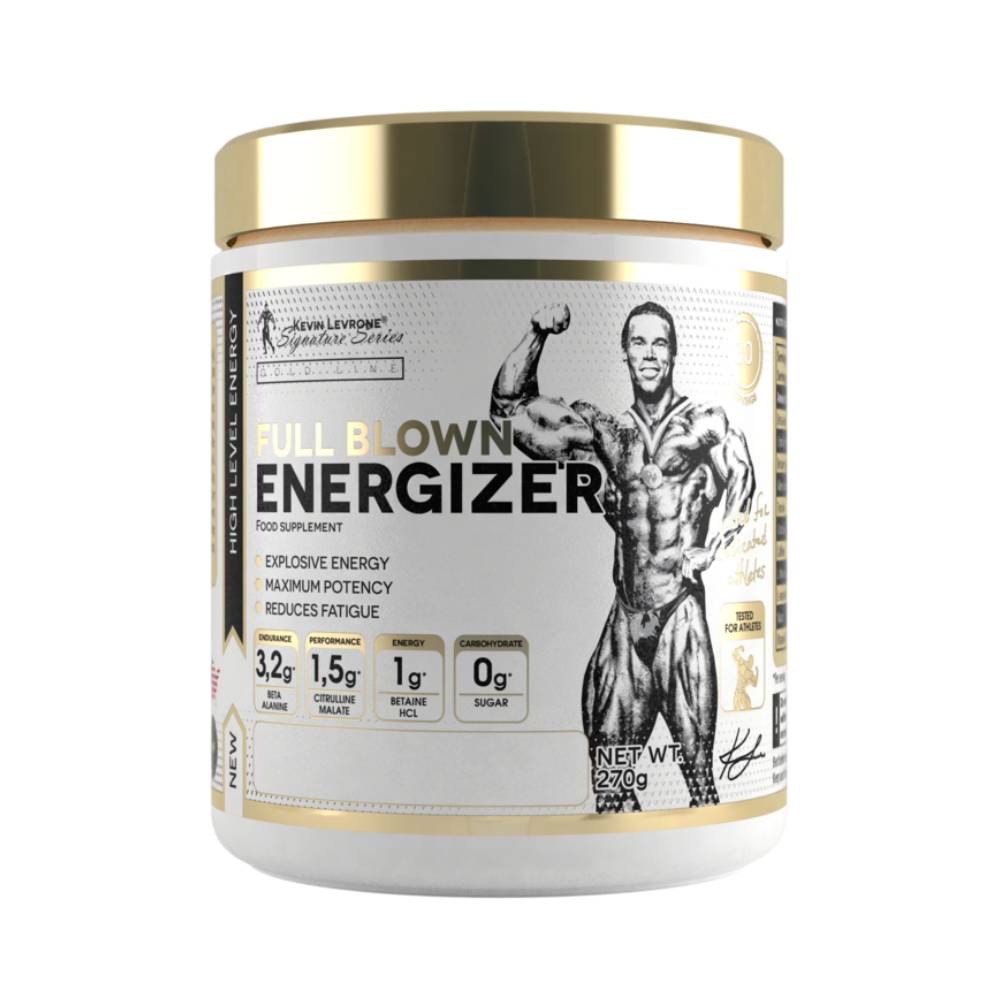 Black Friday - Reduceri Full Blown Energizer pudra, 270g, Kevin Levrone, Pre - workout cu cofeina Citrus Peach Promotie 1