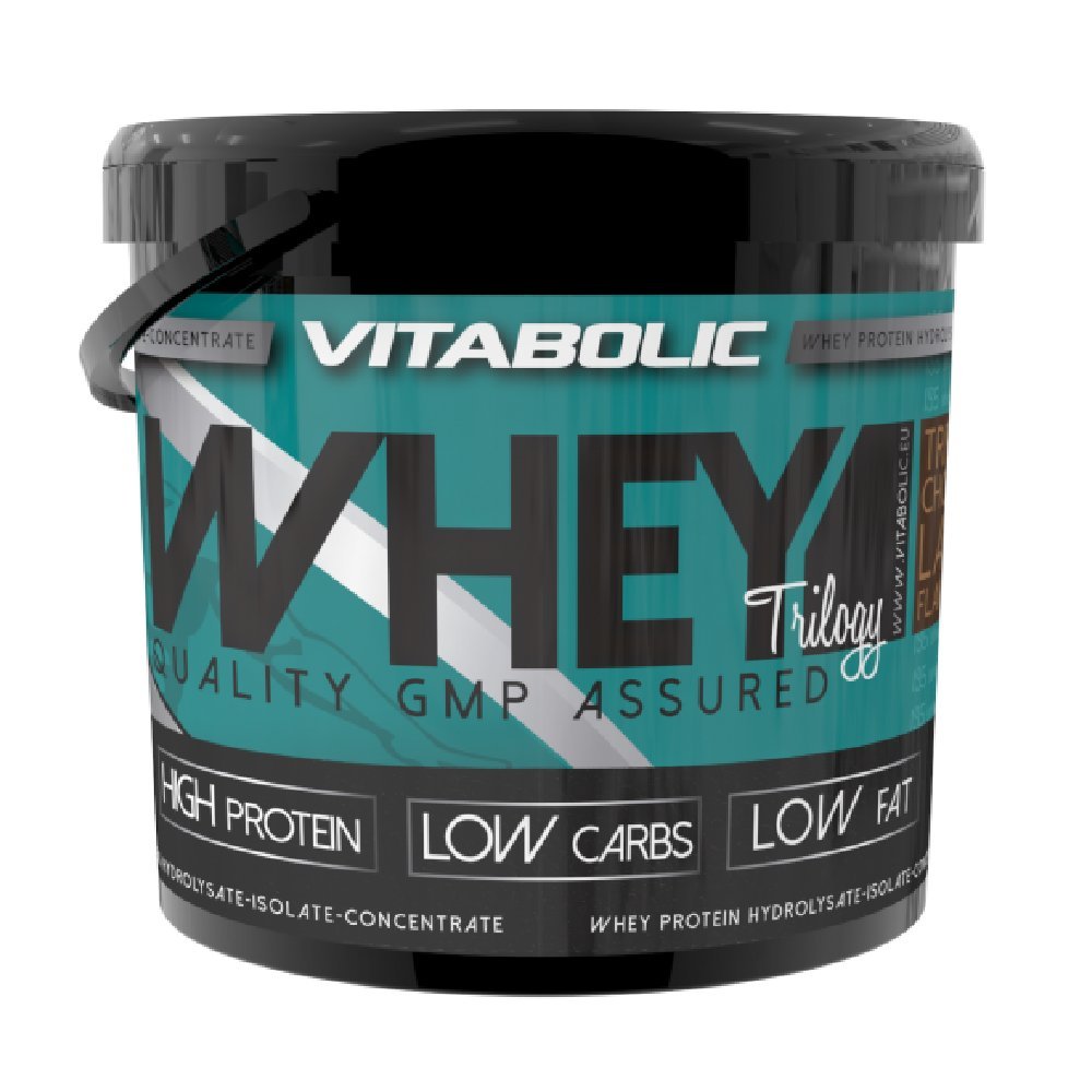 Blenduri proteice | Vitabolic New Whey Trilogy, pudra, 4kg, Vitabolic, Blend proteic 0